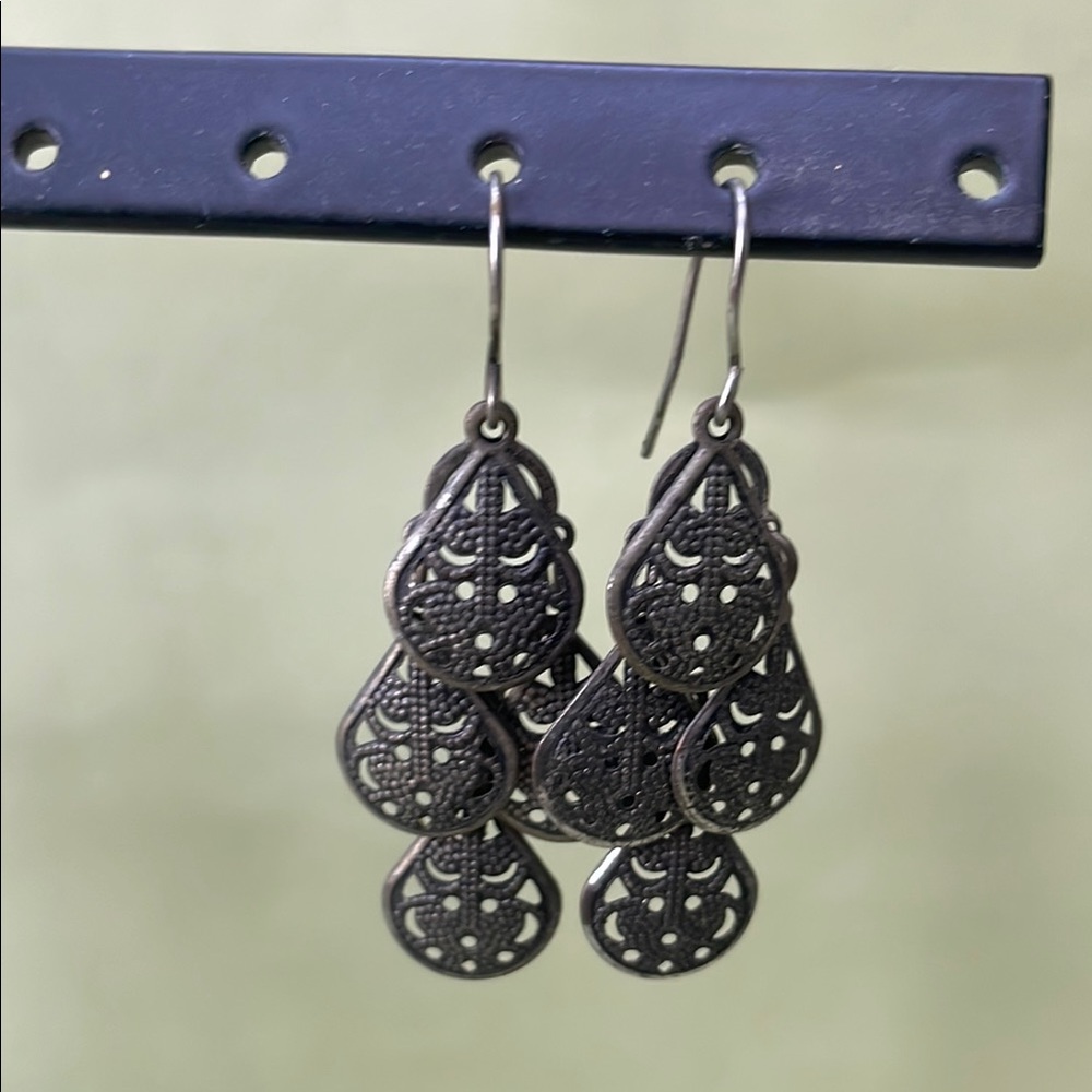 Vintage Silver Dangle Earrings